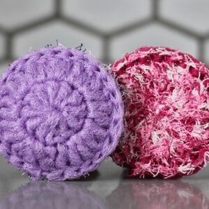 Handwoven Crochet Dish cloths, washcloths, & sponge scrubbers.